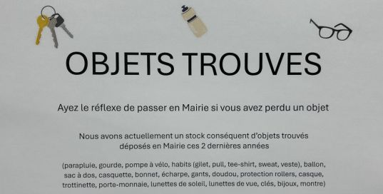 OBJETS TROUVES